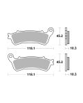 Bremsbelag Brembo Sinter ECE-R90 Road - 07HO66SP