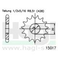Kettenritzel 13 Zähne Esjot - Teilung 1/2 x 1/4 R7,75 (420) - 1510 1713
