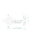 Kettenritzel 14 Zähne Esjot - Teilung 1/2 x 5/16 R8,51 (428) - 1510 8214 - Ritzel 14 Z
