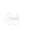 Kettenrad 53 Zähne Esjot - Teilung 1/2 x 5/16 R8,51 (428) - 1500 9353