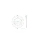 Kettenrad Alu 48 Zähne Esjot - Teilung 5/8 x 1/4 R10,16 (520) - 32237 48A
