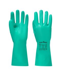 Nitril-Chemikalienschutzhandschuhe, L, grün - PSA-A812-L-GN