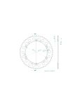 Kettenrad Alu 52 Zähne Esjot - Teilung 5/8 x 1/4 R10,16 (520) - 32212 52A