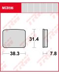 Bremsbelag - MCB 596