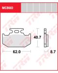 Bremsbelag - MCB 603