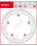 Bremsscheibe vernietet - MSTR 615