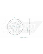 Kettenrad 47 Zähne Esjot - Teilung 1/2 x 5/16 R8,51 (428) - 1500 2747