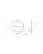 Kettenrad 39 Zähne Esjot - Teilung 5/8 x 1/4 R10,16 (520) - 32114 39