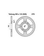 Kettenrad 42 Zähne PBR - Teilung 5/8 x 1/4 (520) - PBR 279 42