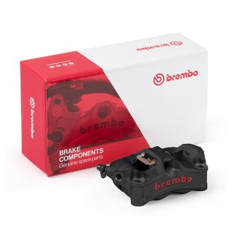 Bremszange links Brembo - aus Aluminium, schwarz eloxiert mit rotem Brembo - Logo - 920D02092