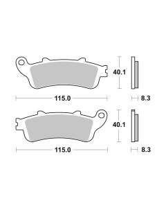 Bremsbelag Brembo Sinter ECE-R90 Road - 07HO42LA