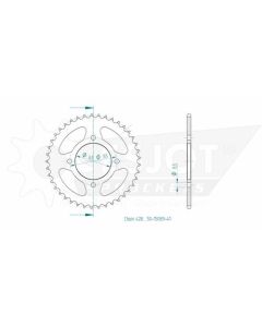 Kettenrad 41 Zähne Esjot - Teilung 1/2 x 5/16 R8,51 (428) - 1500 8941