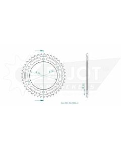Kettenrad 41 Zähne Esjot - Teilung 5/8 x 5/16 R10,16 (525) - 2900 2641