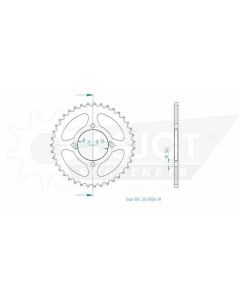 Kettenrad 39 Zähne Esjot - Teilung 5/8 x 3/8 R10,16 (530)- 3500 2639
