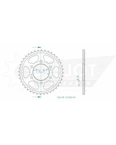 Kettenrad 40 Zähne Esjot - Teilung 5/8 x 3/8 R10,16 (530) - 3500 4340