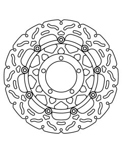 Bremsscheibe schwimmend sportiv TRW-Lucas Ø 310 - MSW 261RAC