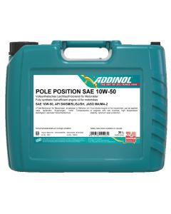 ADD-724037630000 - POLE POSITION SAE 10W-50 20L KANISTER